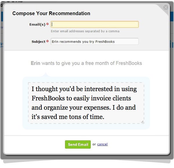Recommend FreshBooks
