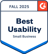 Fall 2025 Best Usability Small Business