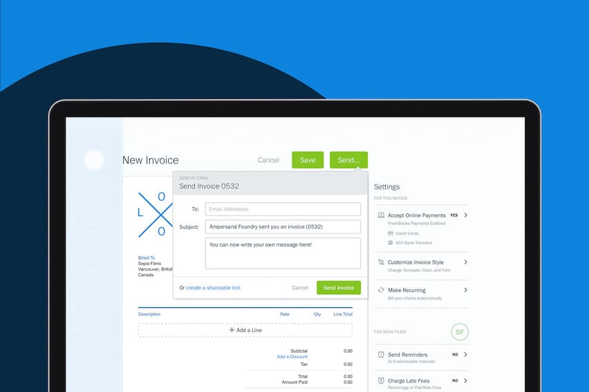 New & Improved in FreshBooks: Redesigned Report Filters, Custom Invoice Emails and More image