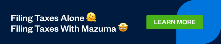 Filling taxes alonenFilling taxes with mazuma