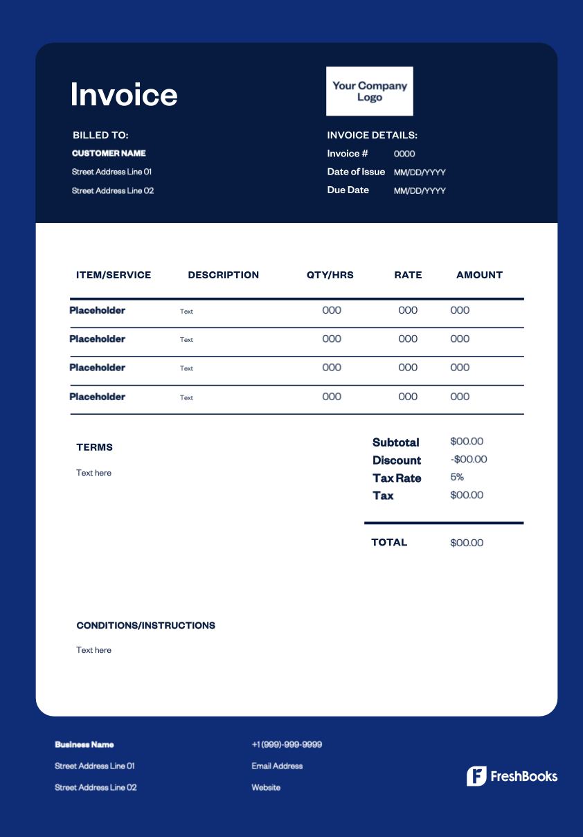 Invoice Template Excel South Africa