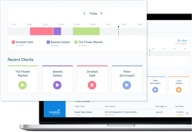 time tracking dashboard