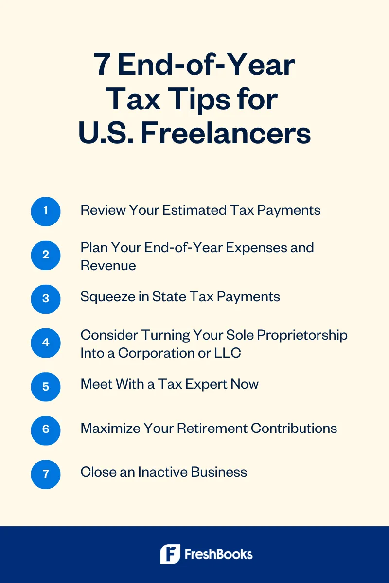 7 End-of-Year Tax Tips for Savvy Freelancers