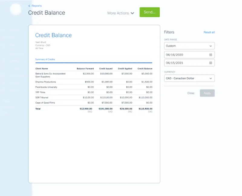 credit balance