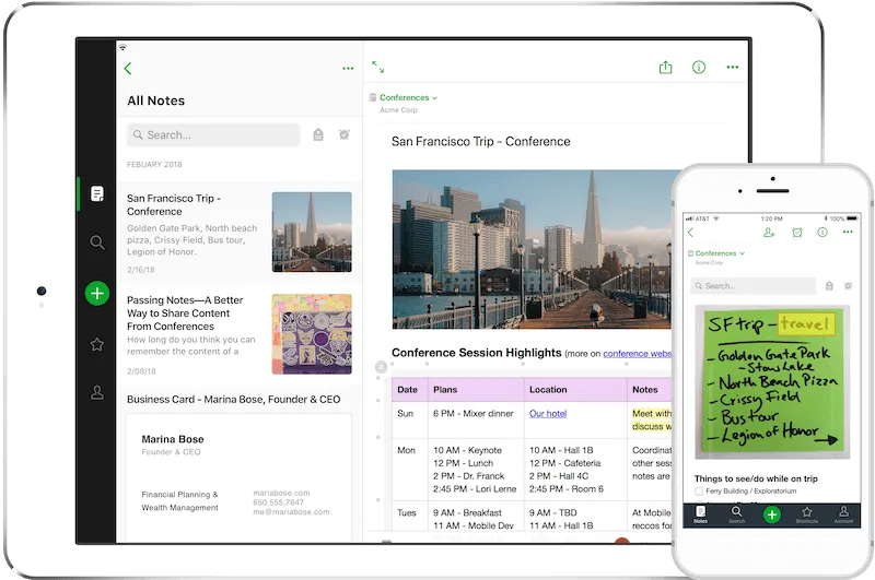 best small business apps - Evernote