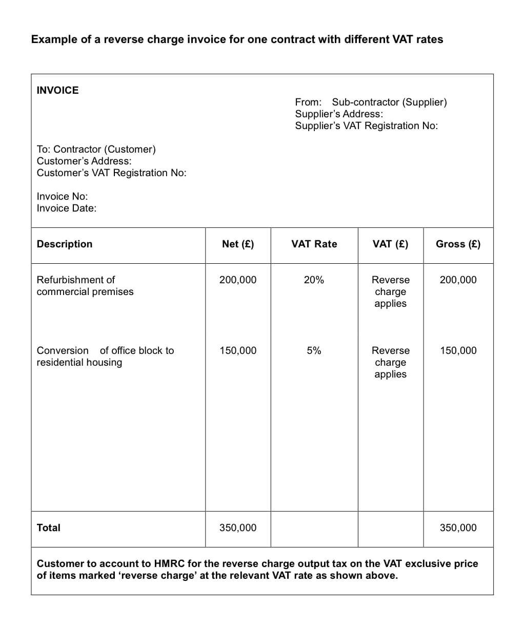 VAT Reverse Charge