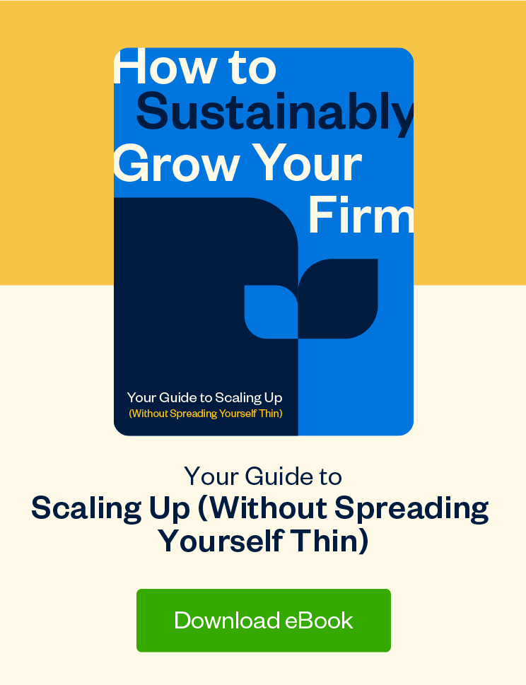 Ebook ad: Sustainably Grow Your Firm