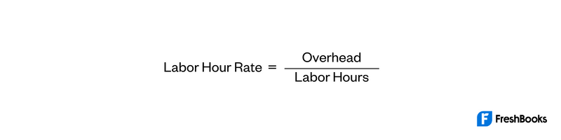 Labor Hour Rate Formula