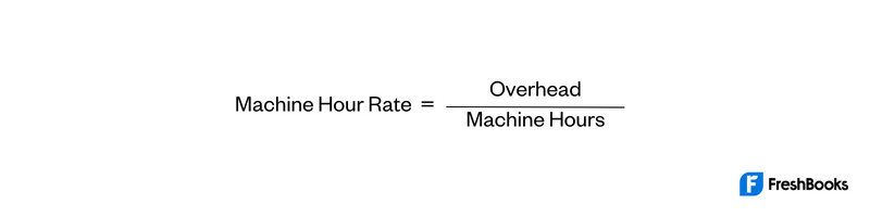 Machine Hour Rate Formula