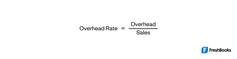 Overhead Rate Formula