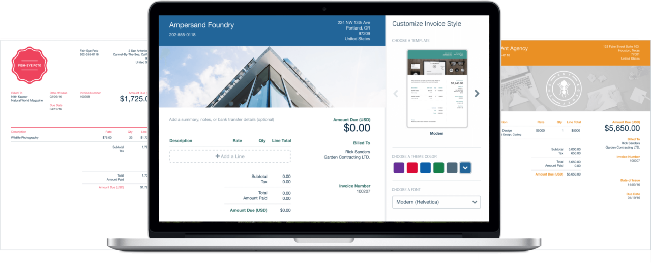 invoice dashboard