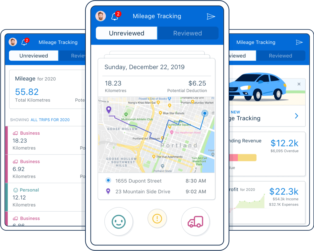 FreshBooks mileage tracking software