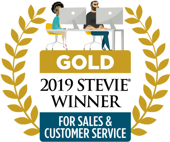 GOLD 2019 Steve Winner for Sales & Customer Service