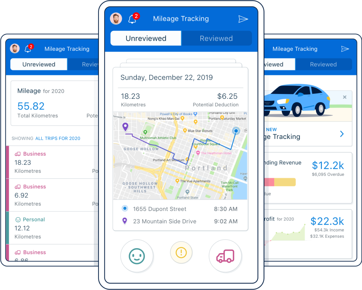 FreshBooks mileage tracking software