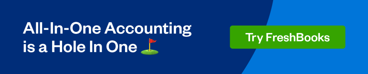 All in one accounting is a hole in one
