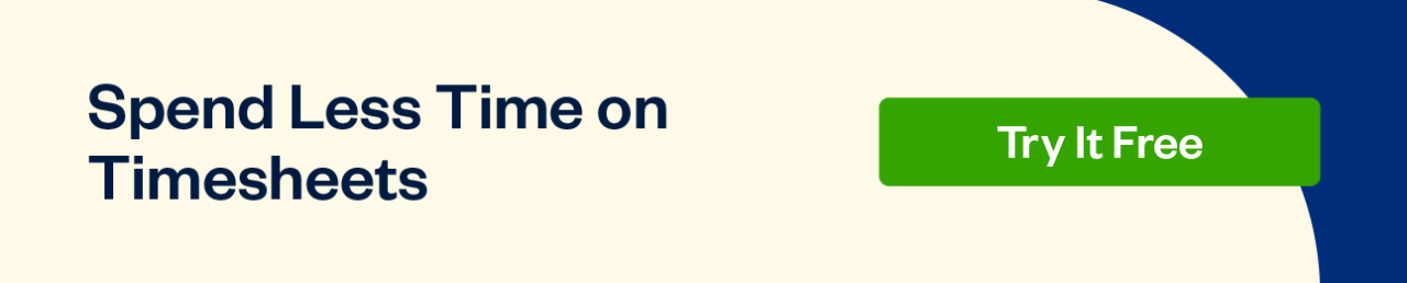 Spend Less Time On Timesheets