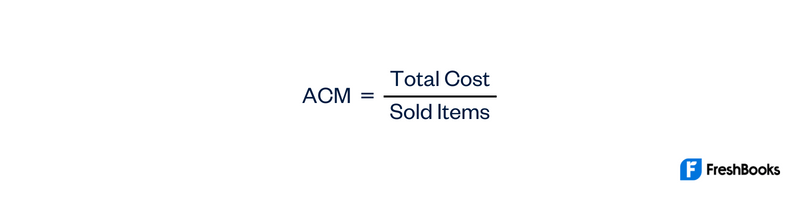 Average Cost Method Formula