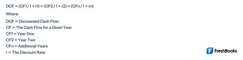 Discounted Cash Flow Formula