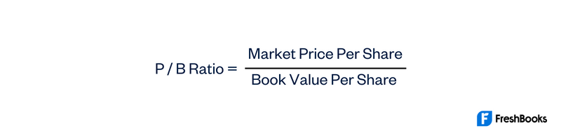 Price To Book Ratio Formula