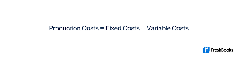 Production Costs Formula