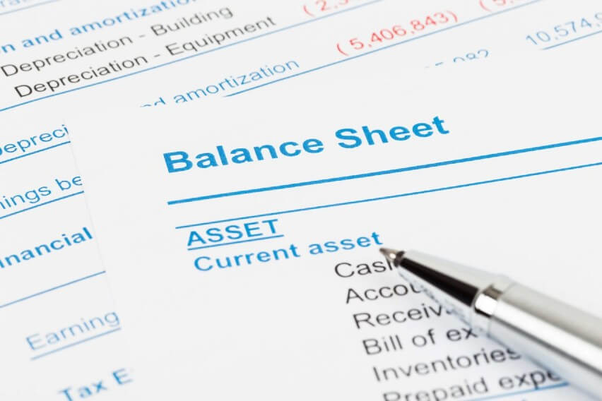sample balance sheet for business