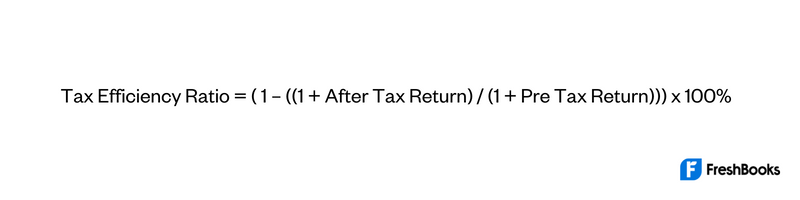 Tax Efficiency Ratio Formula