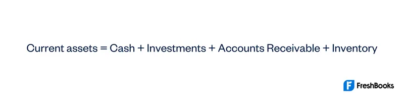 Current Assets Formula