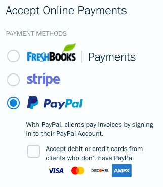 Payment Methods
