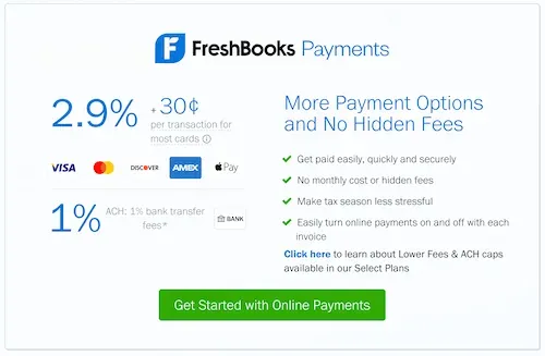 FreshBooks Payments