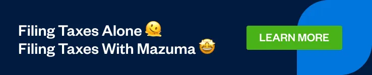 Filling taxes alone Filling taxes with mazuma