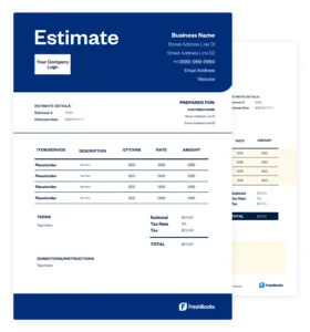 Free Estimate Templates | FreshBooks